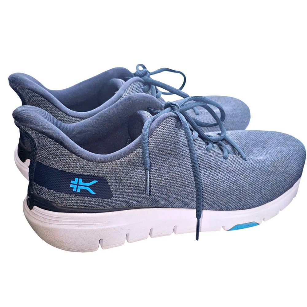 Kuru Flex Via Mens Size 13 Blue White Athletic Running Walking Shoes Sneakers